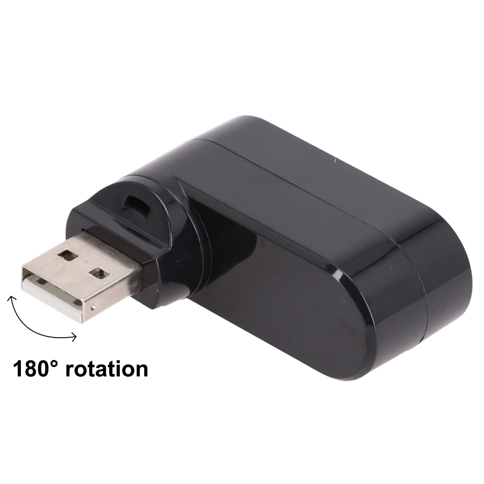 Laptop Accessories Hub - 1pc 3 Port USB 2.0 Rotating
