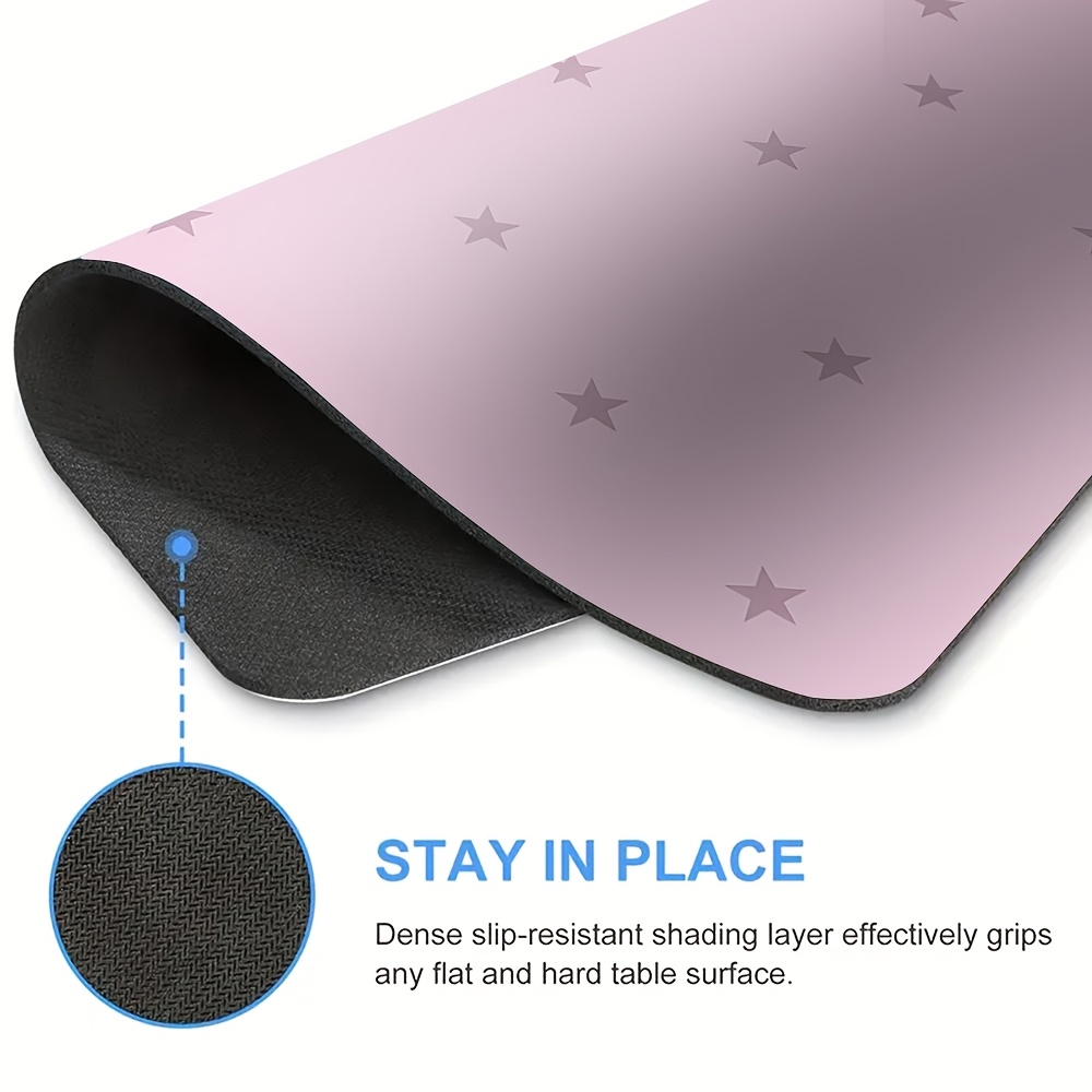 Pink Star Mouse Pad Non Slip C - Laptop Accessories Pink recension och pris