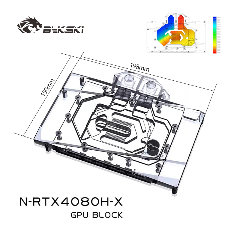 Bykski GPU Water Block for NVI - Nvidia Vga Rtx 4080 recension och pris