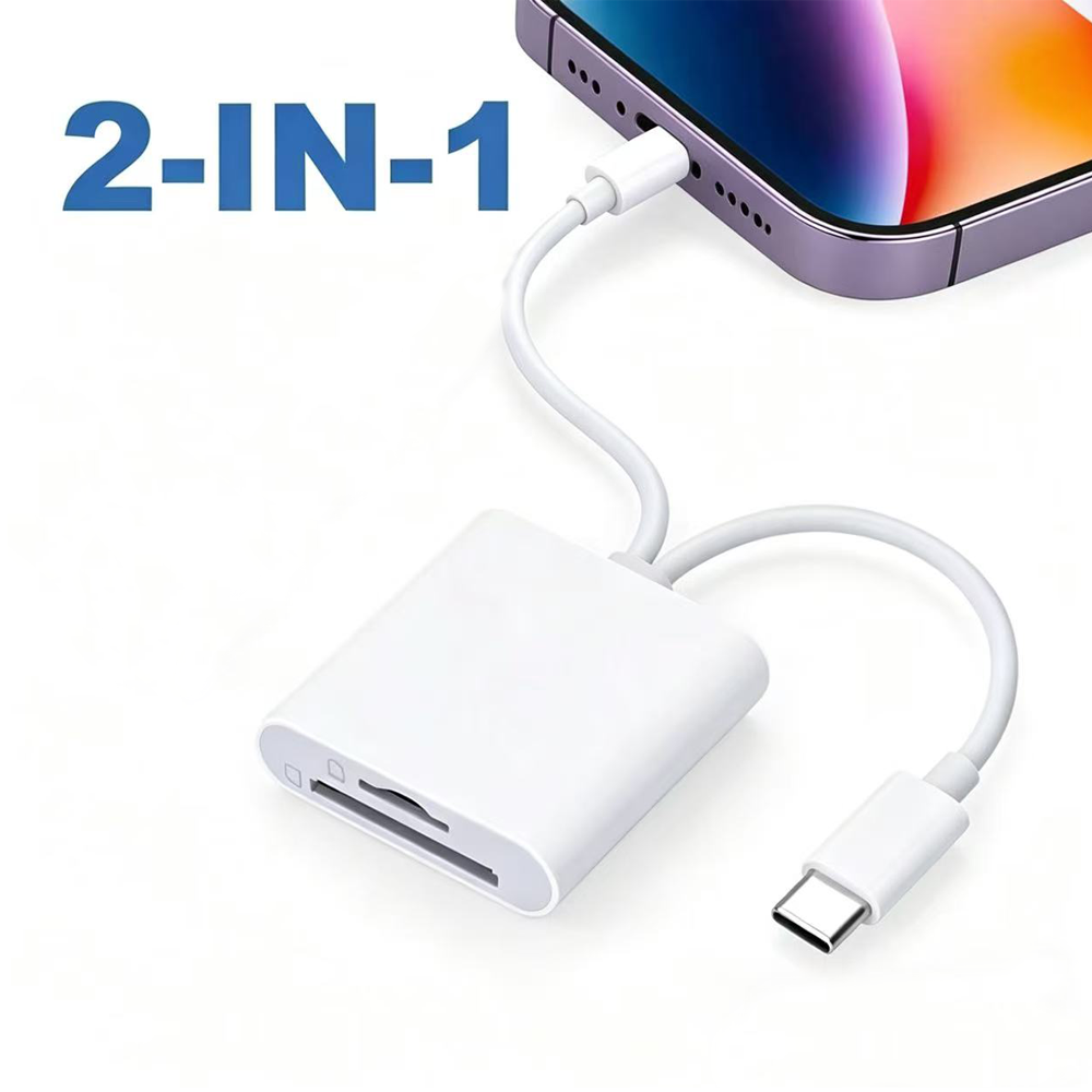 2 In 1 OTG Card Reader Type C  - Laptop Accessories Kit recension och pris