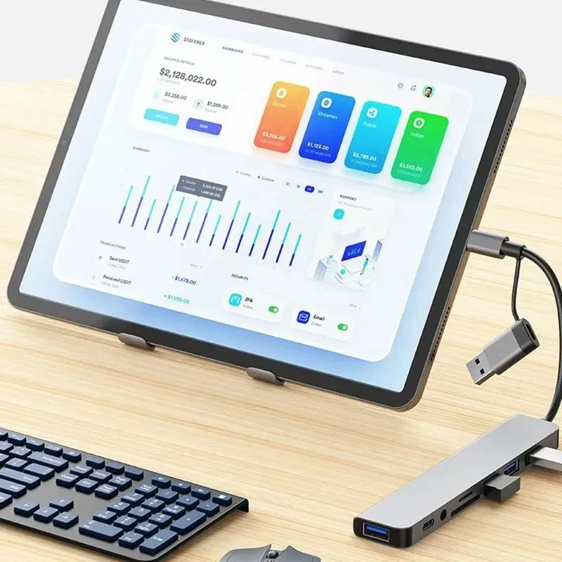 8 in 1 USB C Hub USB Splitter  - Laptop Accessories Hub recension och pris