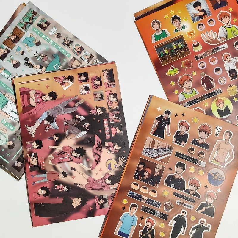 8pcs/set Haikyuu Anime Periphe - Laptop Accessories Kit recension och pris